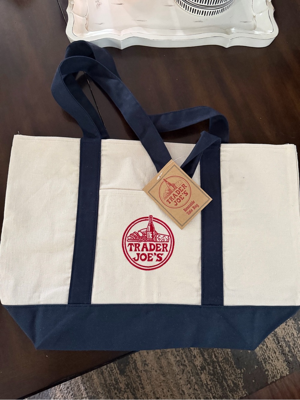 VIRAL TRADER JOE’S CANVAS TOTE